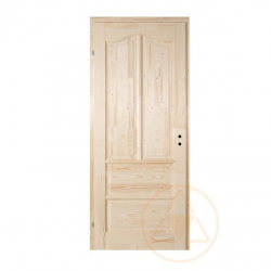 Delta Róna fenyő tele beltéri ajtó, 12 cm palló tokos